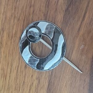 Enamel on sterling silver sweater  tie